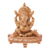 Wood sculpture, 'Ganesha with Sweet Treats' - Hand-Carved Hindu Lord Ganesha Kadam Wood Sculpture thumbail