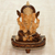 Wood sculpture, 'Auspicious Lord Ganesha' - Hand-Carved Kadam Wood Lord Ganesha Elephant Sculpture (image 2) thumbail