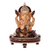 Wood sculpture, 'Auspicious Lord Ganesha' - Hand-Carved Kadam Wood Lord Ganesha Elephant Sculpture thumbail