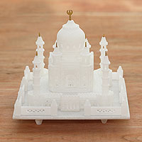 Featured review for Marble sculpture, Taj Mahal Grandeur