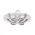 Sterling silver cocktail ring, 'Graceful Lotus' - Sterling Silver Lotus Flower Cocktail Ring from India thumbail