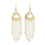Gold plated cultured pearl waterfall earrings, 'Glowing Rain' - Gold Plated Cultured Pearl Waterfall Earrings from India (image 2a) thumbail