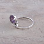 Amethyst cocktail ring, 'Lavender Charm' - 2.5-Carat Amethyst Cocktail Ring from India