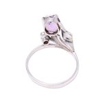 Amethyst cocktail ring, 'Lavender Charm' - 2.5-Carat Amethyst Cocktail Ring from India