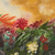 'One With Nature' - Signed Ocean-Themed Surrealist Painting from India (image 2b) thumbail