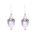 Ohrhänger aus Zuchtperlen und Citrin - Ohrhänger aus rosafarbenen Zuchtperlen und Citrin aus Citrin