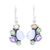 Multi-gemstone dangle earrings, 'Glittering Fusion' - Multi-Gemstone 4.5-Carat Dangle Earrings from India