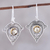 Citrine dangle earrings, 'Regal Classic' - 2.5-Carat Citrine Dangle Earrings from India (image 2) thumbail