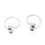Garnet toe rings, 'Lovely Style' - Faceted Garnet Toe Rings Crafted in India (image 2c) thumbail