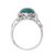 Onyx cocktail ring, 'Glamorous Beauty in Green' - Oval Onyx Cocktail Ring in Green from India (image 2e) thumbail