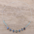 Labradorite and chalcedony pendant necklace, 'Enchanting Mystery' - Faceted Oval Labradorite and Chalcedony Pendant Necklace (image 2b) thumbail