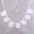 Rose quartz and labradorite pendant necklace, 'Pink Petals' - Faceted Oval Rose Quartz and Labradorite Pendant Necklace (image 2) thumbail