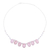 Rose quartz and labradorite pendant necklace, 'Pink Petals' - Faceted Oval Rose Quartz and Labradorite Pendant Necklace thumbail