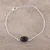 Smoky quartz and citrine pendant bracelet, 'Stylish Sparkle' - Smoky Quartz and Citrine Pendant Bracelet from India