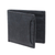 Men's leather wallet, 'Modern Essentials in Black' - Men's Black Leather Bi-Fold Wallet with Removable ID Holder thumbail