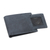 Men's leather wallet, 'Modern Essentials in Black' - Men's Black Leather Bi-Fold Wallet with Removable ID Holder