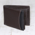 Men's leather wallet, 'City Sophisticate in Brown' - Men's Brown Pebbled Leather Contrast Stitched Bi-Fold Wallet