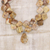 Agate beaded pendant necklace, 'Bohemian Fantasy' - Agate Beaded Pendant Necklace Crafted in India thumbail