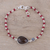 Multi-gemstone pendant bracelet, 'Colorful Elegance' - Multi-Gemstone Pendant Bracelet from India thumbail