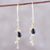 Vergoldete Ohrhänger mit mehreren Edelsteinen - 22 Karat vergoldete Ohrhänger mit mehreren Edelsteinen aus Indien