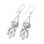 Peridot chandelier earrings, 'Grace and Elegance' - Sterling Silver and Green Peridot Chandelier Earrings (image 2c) thumbail