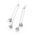 Cultured pearl chandelier earrings, 'Wedding Bells' - Sterling Silver and Cultured Pearl Jhumki Earrings