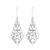 Sterling silver dangle earrings, 'Delightful Kites' - Kite-Shaped Sterling Silver Dangle Earrings from India thumbail