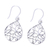 Sterling silver dangle earrings, 'Garden Delight' - Openwork Sterling Silver Dangle Earrings from India (image 2c) thumbail