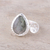 Labradorite wrap ring, 'Aurora Desire' - 3.5-Carat Labradorite Wrap Ring from India thumbail