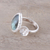 Labradorite wrap ring, 'Aurora Desire' - 3.5-Carat Labradorite Wrap Ring from India (image 2b) thumbail