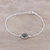 Labradorite pendant bracelet, 'Mesmerizing Night' - Adjustable Labradorite Pendant Bracelet from India (image 2b) thumbail