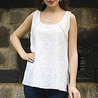 Featured review for Cotton blouse, Morning Bliss