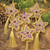 Glass beaded ornaments, 'Purple Song' (set of 6) - Glass Beaded Star Ornaments from India (Set of 6) (image 2) thumbail