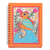 Revista de pintura Madhubani - Diario de papel con pintura de pájaro Madhubani firmada de la India