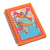 Revista de pintura Madhubani - Diario de papel con pintura de pájaro Madhubani firmada de la India