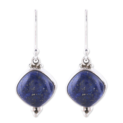 Pendientes colgantes de lapislázuli - Pendientes colgantes de lapislázuli de la India