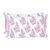 Cotton cushion covers, 'Cheerful Flowers' (pair) - 2 Pink and White Floral Block Print Cotton Cushion Covers (image 2a) thumbail
