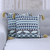 Cotton cushion covers, 'Geometric Landscape' (pair) - Blue and Beige Geometric Pair of Cotton Cushion Covers thumbail