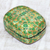 Caja decorativa de madera - Caja Decorativa de Madera y Papel Maché con Diseño de Hojas Florales