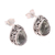 Prasiolite stud earrings, 'Verdant Mist' - 3-Carat Prasiolite Teardrop Stud Earrings from India (image 2c) thumbail