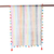 Linen shawl, 'Delightful Stripes in Rainbow' - Lightweight Rainbow Striped Linen Shawl from India (image 2b) thumbail