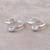 Cultured pearl toe rings, 'Glowing Flair' - Cultured Pearl Toe Rings Crafted in India (image 2) thumbail