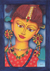 'Alluring Radha' - Signiertes expressionistisches Gemälde von Radha aus Indien