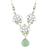 Peridot and serpentine pendant necklace, 'Evening Delight' - Sterling Silver Peridot and Serpentine Pendant Necklace