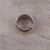 Copper and brass accented sterling silver spinner ring, 'Spinning Trio' - Handcrafted Sterling Silver Copper and Brass Meditation Ring (image 2b) thumbail