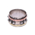 Copper and brass accented sterling silver spinner ring, 'Classic Bloom' - Handcrafted Sterling Silver Spinner Ring from India (image 2d) thumbail