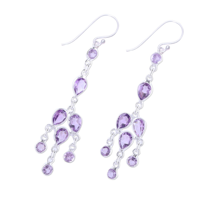 Details about   Amethyst Aventurine Gemstone Designer 925 Silver Chandelier Earrings Jewelry