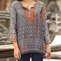 Embroidered tunic, Fashionable Intricacy