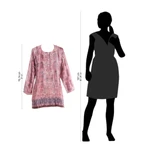 Embroidered tunic, 'Antique Petal' - Embroidered Tunic in Petal Pink and Cream from India