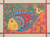 Madhubani-Gemälde, 'Wasserwelt - Fisch-Thema Madhubani-Gemälde aus Indien